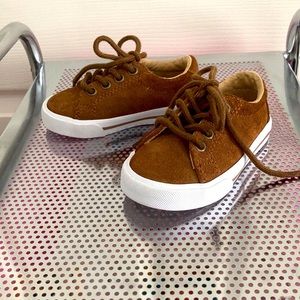 Cute Brown & White Children’s Shoes